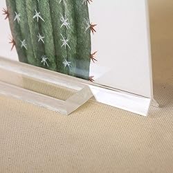 Bluesun 2 Pack -6x8 Picture Frame, Clear Acrylic