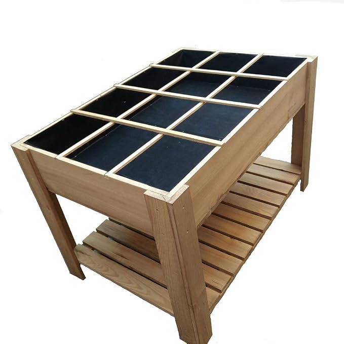 La Noria Mesa de Cultivo huerto Urbano 80x120x80 cm. Montaje Muy ...