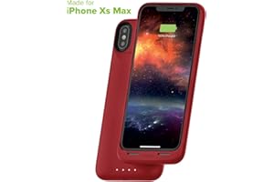 mophie 401002782 Juice Pack Air - Wireless Charging - Protective Battery Pack Case for Apple iPhone Xs Max - Red