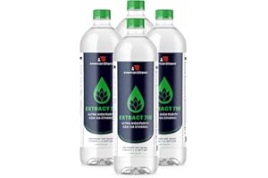 SMART FUEL ETHANOL American Ethanol Extract 710 Denatured Alcohol - Ultra High Purity CDA 12A Ethanol - Multi-Use 200 Proof Ethyl Alcohol n-Heptane for Botanical Extraction & Laboratory Applications - 4X 1 Quart Bottle