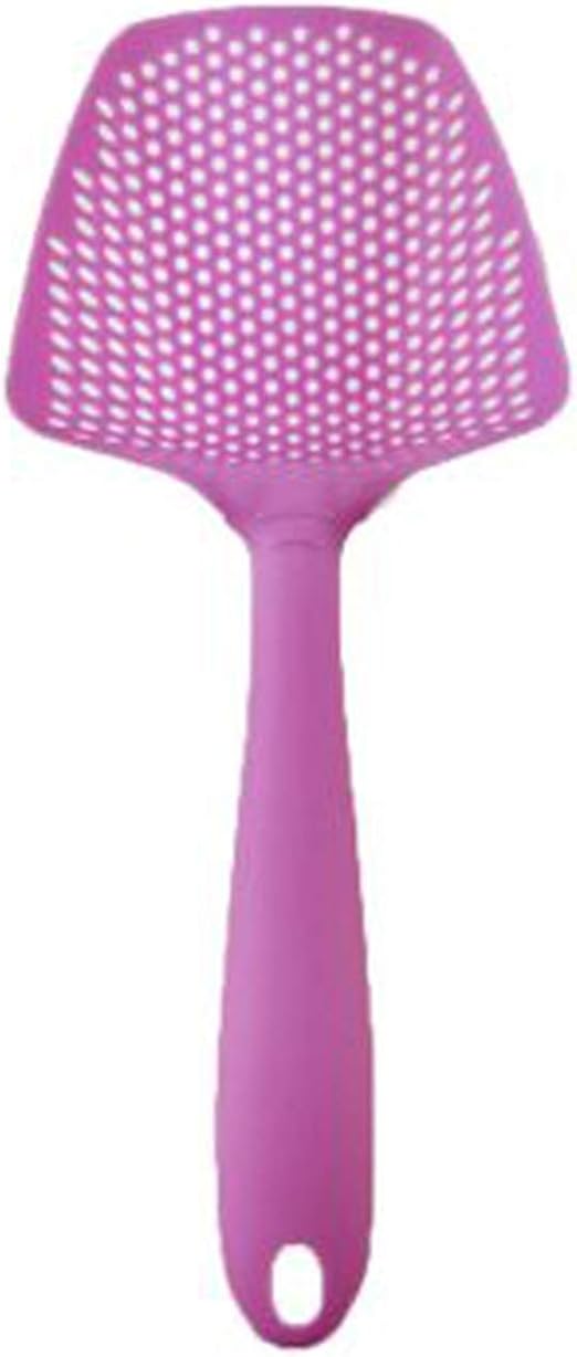 Amazon Com Bra Queens 1pc Kitchen Accessories Gadgets Nylon Strainer Scoop Colander Drain Veggies Water Scoop Gadget Cooking Tools Black Pink Kitchen Dining