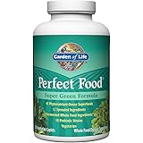 Garden of Life Whole Food Vegetable Supplement - Perfect Food Green Superfood Dietary Supplement, 300 Vegetarian Caplets