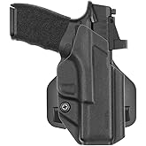 Tulster OWB Range+ Kydex Paddle Holster in Right Hand fits: Springfield Armory Hellcat Pro | Optic Cut Outside The Waistband Open Carry