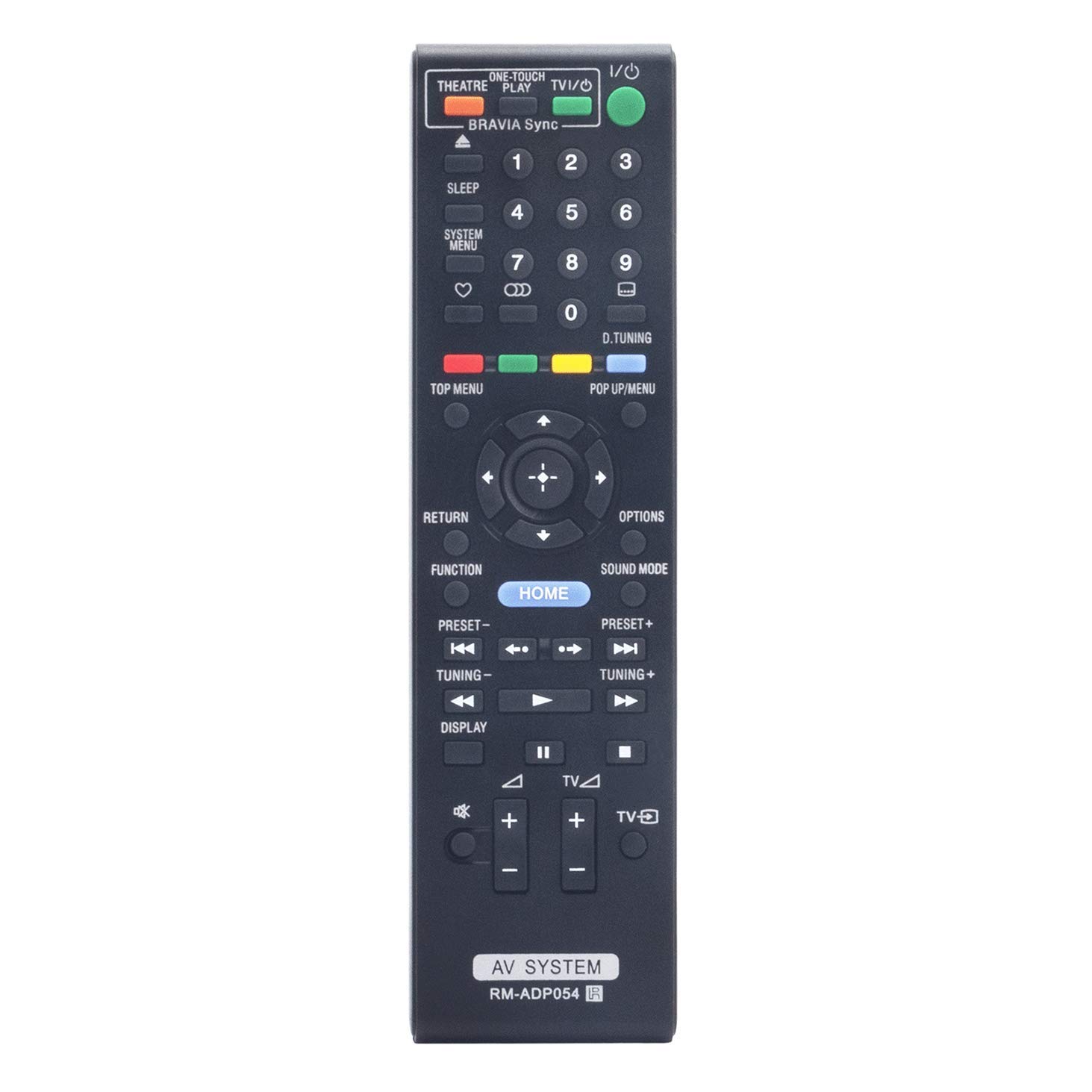 VINABTY RM-ADP054 Remote Control Replace fit For SONY AV Blu-ray Disc/DVD Home Theatre System BDV-E370 BDV-E290 BDV-N990W BDV-E670W BDV-E77 BDV-F700