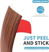 Art3d Self Adhesive Vinyl Floor Transition Strip 10 FT Cherry Laminate view 5