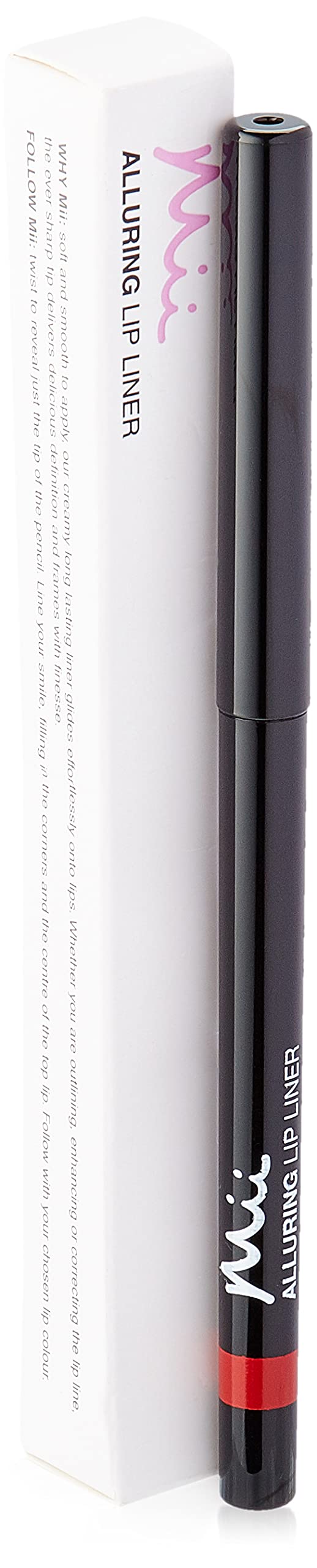 Mii Cosmetics Alluring Lip Liner - Long Lasting Creamy Lip Liner - Devotion 08