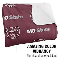 Missouri State University Blanket, 60"x80" Logo