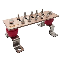 MOKIKUBA Copper Ground Bus Bar,Multipurpose Ground