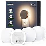 AUVON Plug-in LED Backlit Night Light with Motion