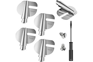 LORSOU Sewing Rolled Hemmer Foot, 4 Sizes Wide Narrow Sewing Machine Presser Foot Set, Universal Sewing Machine Curved Hemming Foot Sewing Accessories(4Pcs 3/5/7/9mm)