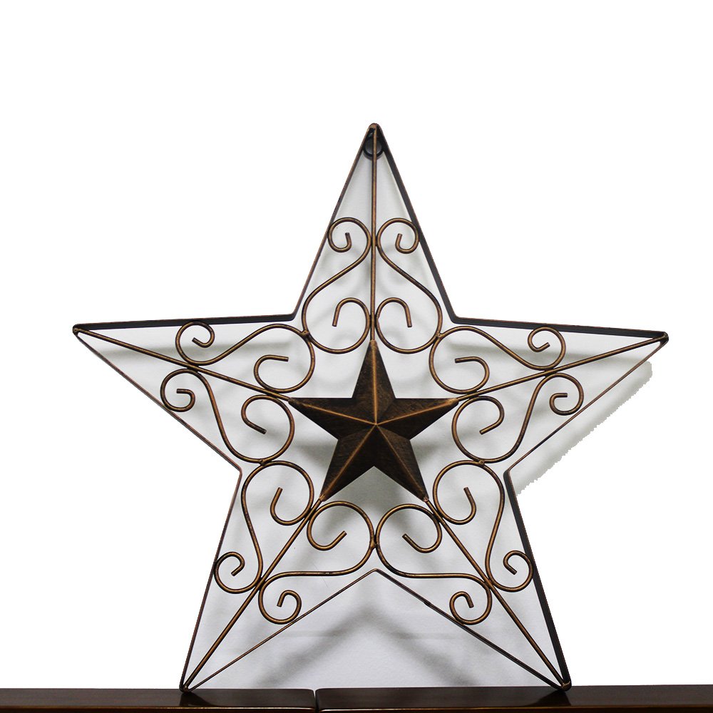 Texas Barn Star Wall Decor Western Rustic Home Decor Brown 12