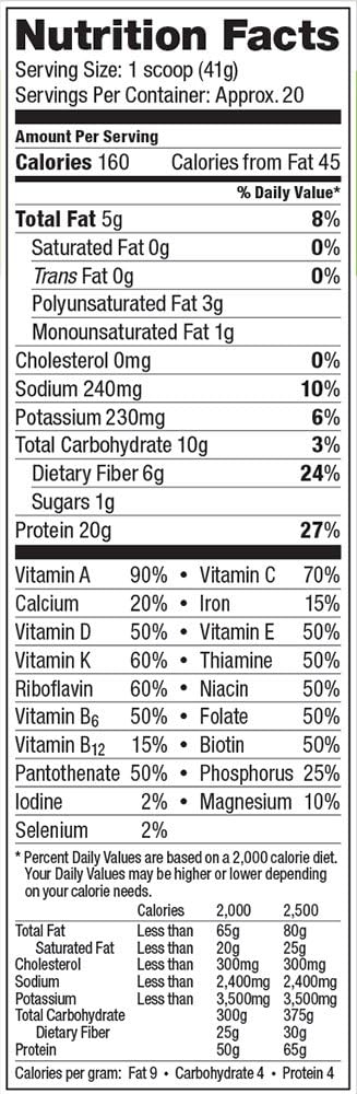 Vega One All in One Nutritional Shake French Vanilla - Plant Based Vegan Protein Powder, Non Dairy, Gluten Free, Non GMO, 29.2 Ounce (Pack of 1): Health & Personal Care