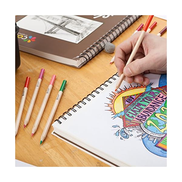 Colore Sketch Pad Durable Sketching Paper And Notebook Material