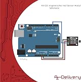 AZDelivery 5 x KY-035 Magnetic Hall Sensor Module Analog Arduino Compatible view 4