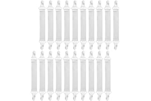 OATIPHO Bed Sheet Holder Straps 20Pcs Anti-Slip Elastic Mattress Clips for Keeping Sheets Tight on Beds