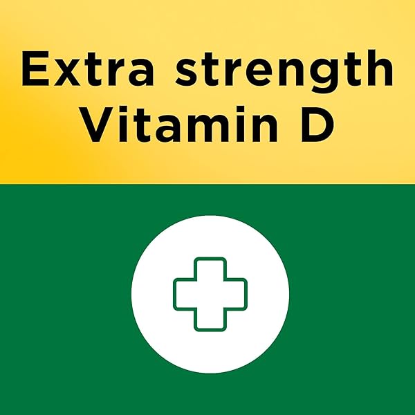 NATURE MADE EXTRA STRENGTH VITAMIN D3 5000 IU (125 MCG), DIETARY SUPPLEMENT FOR BONE, TEETH, MUSCLE AND IMMUNE HEALTH SUPPORT, 180 SOFTGELS, 180 DAY SUPPLY