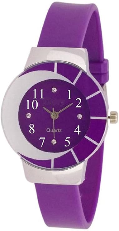 Briota Analogue Leather Strap Round Girl's Watch - BR-June-134