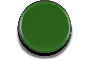 Mehron Makeup Color Cups | Stage, Foundation, Face Paint, Body Paint, Halloween | Face Paint Makeup | Greasepaint .5 oz (14 g) (Green)