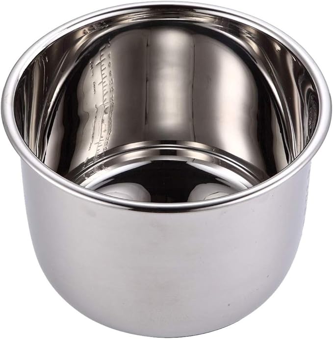 8Qt Power Cooker XL Replacement Inner Pot Stainless Steel Compatible
