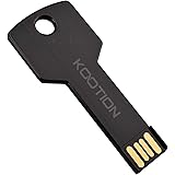 KOOTION 32GB USB Flash Drive, Metal Key Shaped 2.0 USB Memory Stick Pen Drive Black