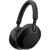 Sony WH-1000XM5 Premium Noise Canceling Headphones, Auto NC Optimizer, 30-Hour Battery, Alexa Voice Control, Black