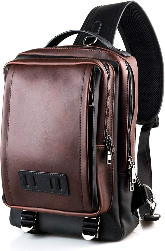 SPAHER Borsello Uomo Impermeabile - Borsa A Tracolla Nylon Con Porta IPad, Tracolla Regolabile, Ideale Per Lavoro E Tempo Libero - Foto 3