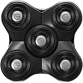 Groomie BaldiePro Cordless Bald Head Shavers for Men, Blade Refill 2.0 - Waterproof Head Shavers Replacement Head - Electric Hair Shaver & Head Razor for Bald Men, Men's Rotary Shaver for Smooth Shave