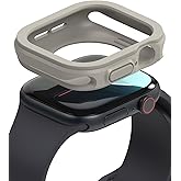 Ringke Air Sports for Apple Watch Series 11 and Series 10 Case (46 mm) [Tailored Cutouts] Soft Flexible Bumper Lightweight Slim TPU Cover for Women, Men - Warm Gray