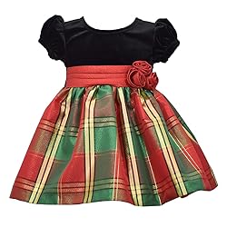 Bonnie Jean Baby Girl's Christmas Dress Holiday