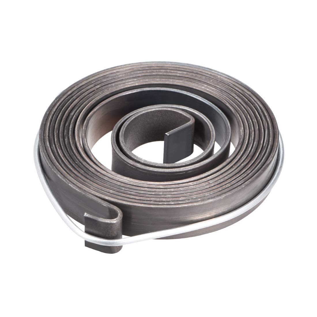 sourcing map Drill Press Spring Drill Press Quill Feed Return Coil Spring Assembly Spring Steel Chemical Blackening Finish 1540mm Expand Long 59 x 10 x 1.2mm
