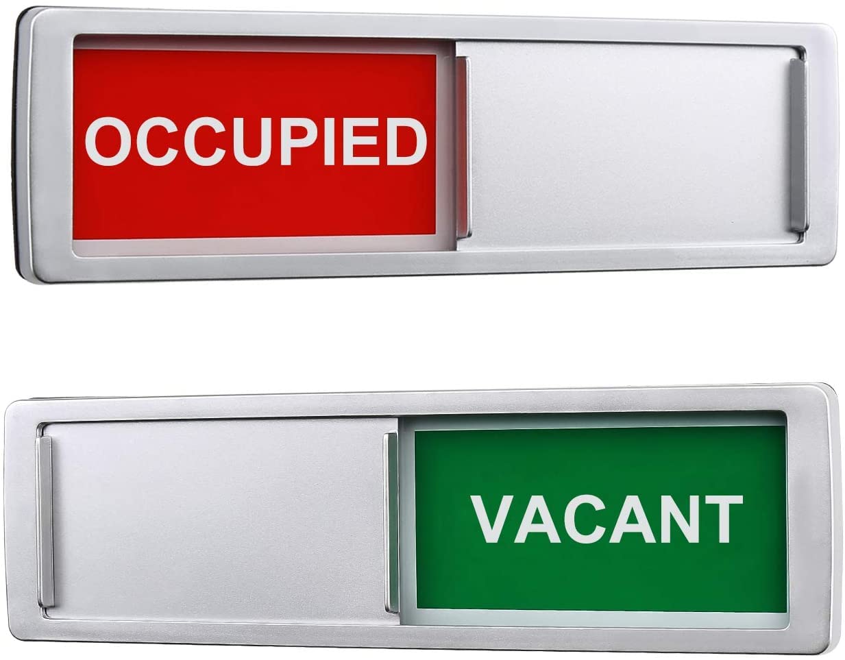 Sliding Vacant/occupied Door Sign Plaque Hotel Room Toilet Door Loo
