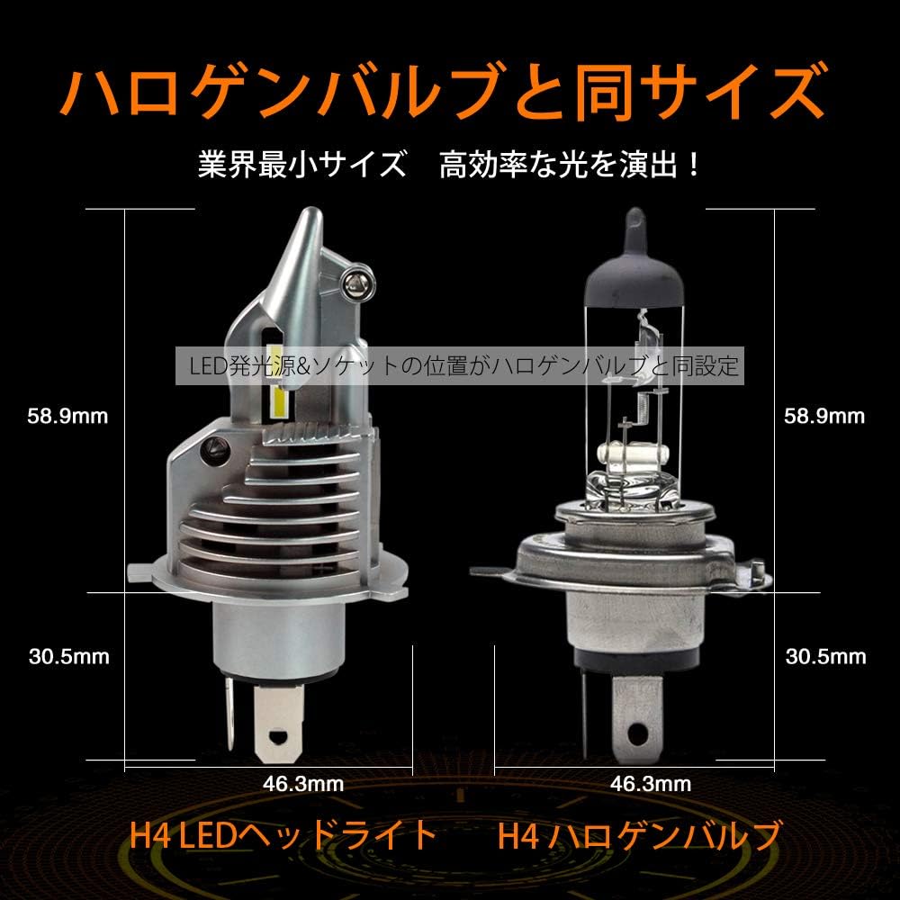 Amazon Honda レブル250 17 Mc49 H4 Led ヘッドライト 19最新モデル 純正ハロゲンランプの明る満足できない方に Linksauto La Fiバイク ワンタッチで取り付けled H4 H L オートバイ ヘッドライト 車検対応 1灯分 Ledバルブ 車 バイク