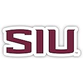 Southern Illinois Salukis Vinyl Decal Sticker 2 Inch White Officially Licensed Collegiate Product