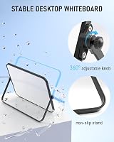 Nicpro Dry Erase Small Whiteboard A3 30x40cm Magnetic Dual Sided with Stand view 5