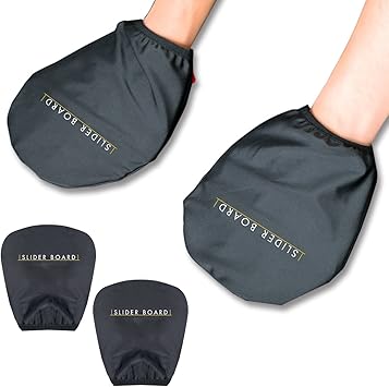 Amazon Fieldoor スライドボード スライダーボード スライディングボード 幅180cm シューズカバー ハンドカバー付き 幅調節可能 トレーニング ダイエット C ハンドカバー 2個セット Fieldoor フィールドア スポーツ アウトドア