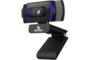 NexiGo N930AF Webcam with Microphone for Desktop, Autofocus, Webcam for Laptop, Computer Camera, 1080p HD USB Web Camera, Compatible with Zoom/Skype/Teams/Webex