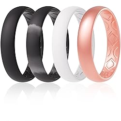 ThunderFit Women Breathable Silicone Promise Rings