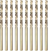 Meccion HSS Cobalt Jobber Drill Bit Set 10pcs 1.5mm DIN 338 Stainless Steel