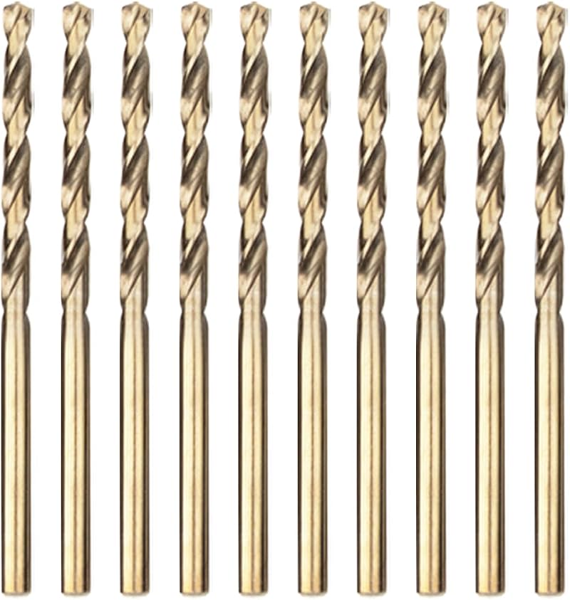 Meccion HSS Cobalt Jobber Drill Bit Set 10pcs 1.5mm DIN 338 Stainless Steel