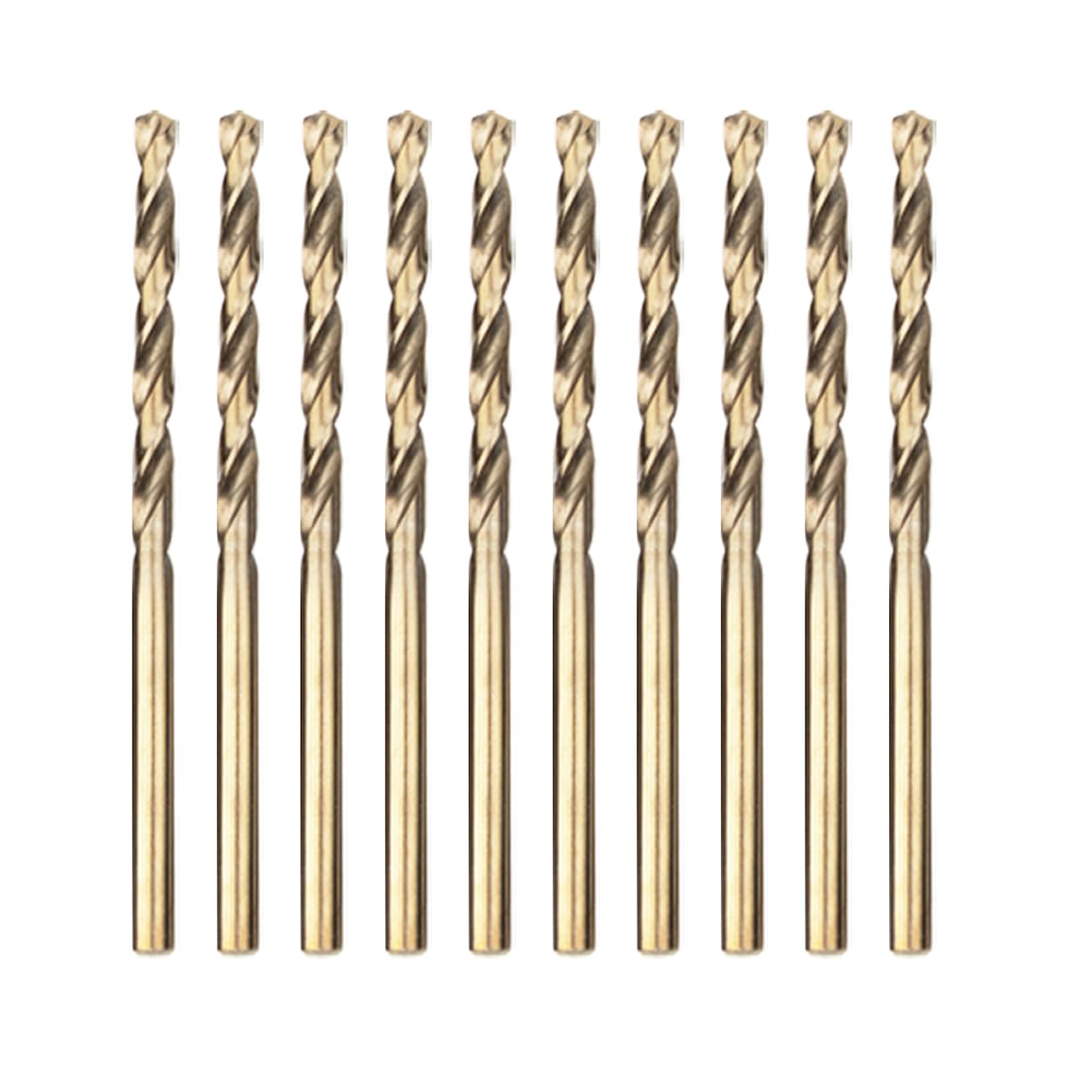 Meccion HSS Cobalt Jobber Drill Bit 10pcs 1.5mm Twist Drill Bit for Drilling Stainless Steel and Metal