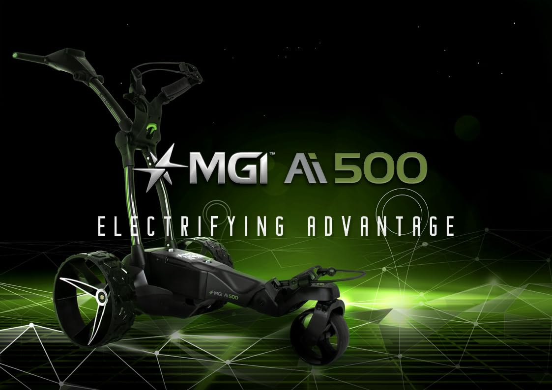 MGI Ai 500 GPS Electric Golf Cart - 36 Hole Battery (Drink & Umbrella Holder)