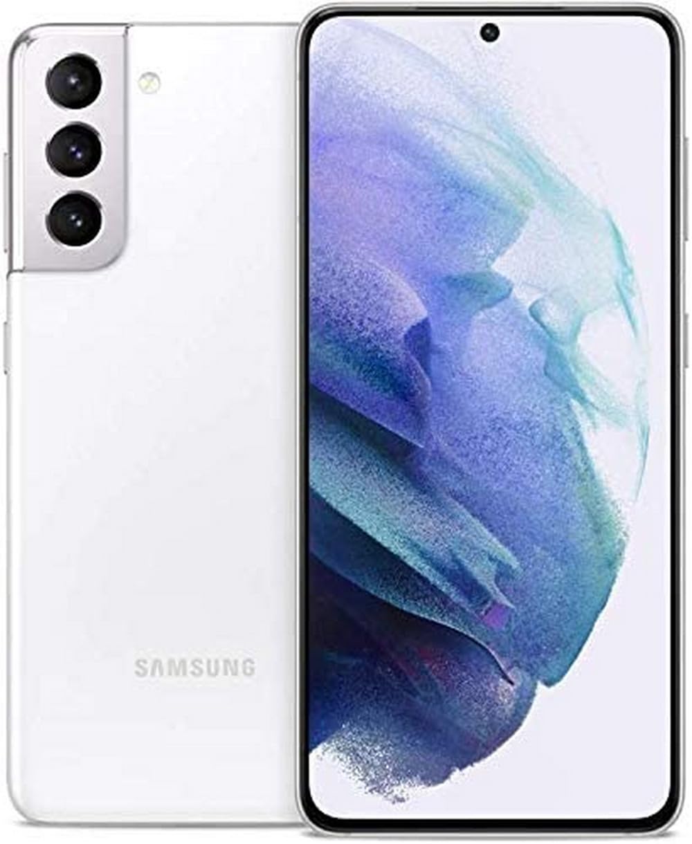 Samsung Galaxy S21 5G, US Version, 128GB, Phantom White - Unlocked (Renewed)