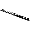 Fellowes Binding Combs, 1/2-Inch, 25-Pack, Black, 52323