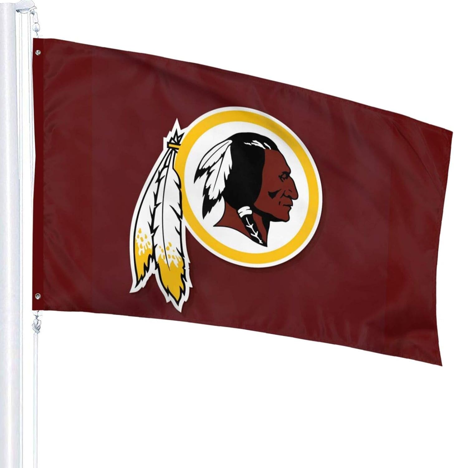 Design Washington Football Single Sided Banner Indoor and Outdoor Sports Flag with Grommets 3x5 Ft &iuml;&frac14;&circ;Washington&iuml;&frac14;&permil;