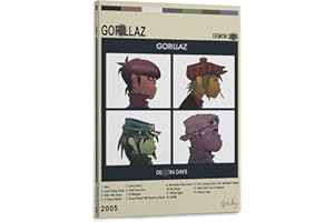 Demon Day Album Poster Gorillaz's Collection Best Music Cover Artistic Poster 08x12inch(20x30cm)