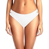 Zmart Strappy Low Rise Bikini Bottoms - Women Full Coverage Swim Bathing Suit Bottom Swimsuits Bottom
