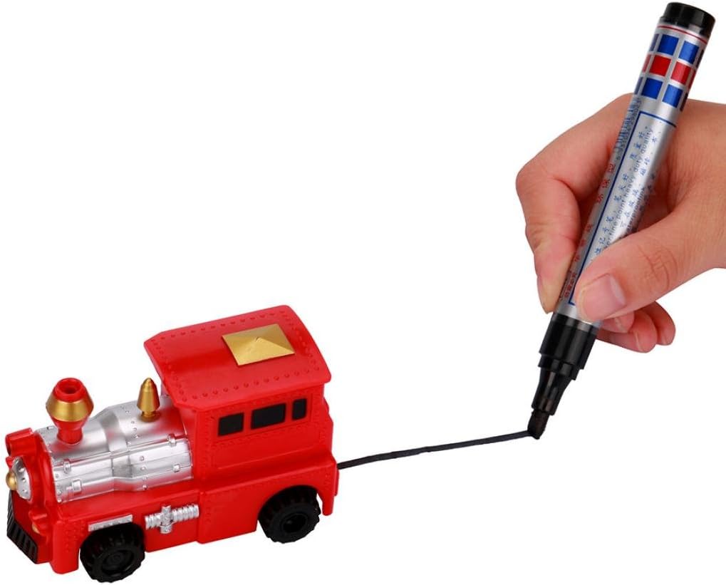 Inductive Car Toys, JoyJay Educational Toys Follow Any Drawn Line Magic Pen Inductive Train Truck Car Model Children…
