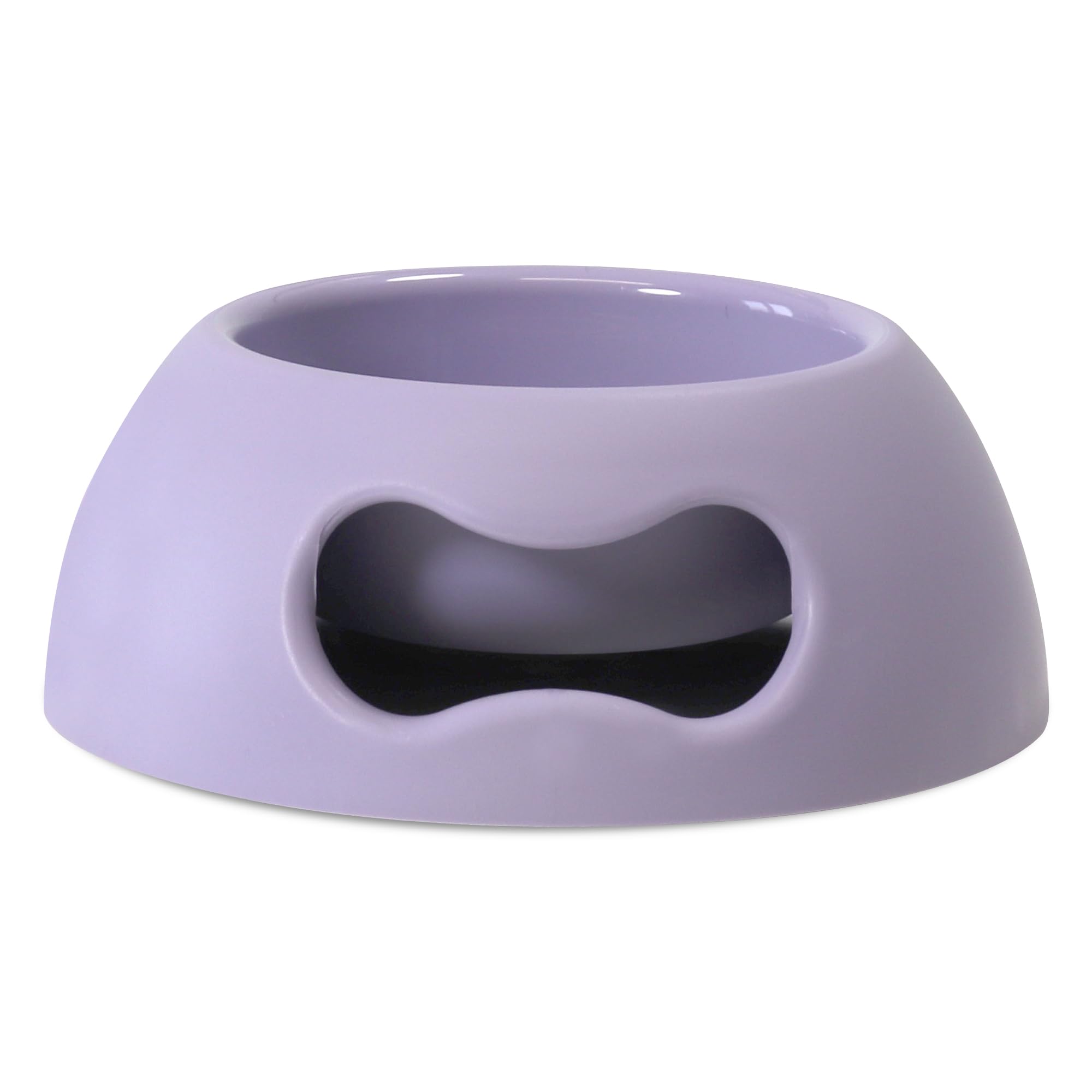 United Pets Pappy Small Dog and Cat Bowl, EcoFriendly, Italian Design, Made in Italy, Purple, Bowl for Small Dogs and Cats, Capacity 350ml (12 oz)