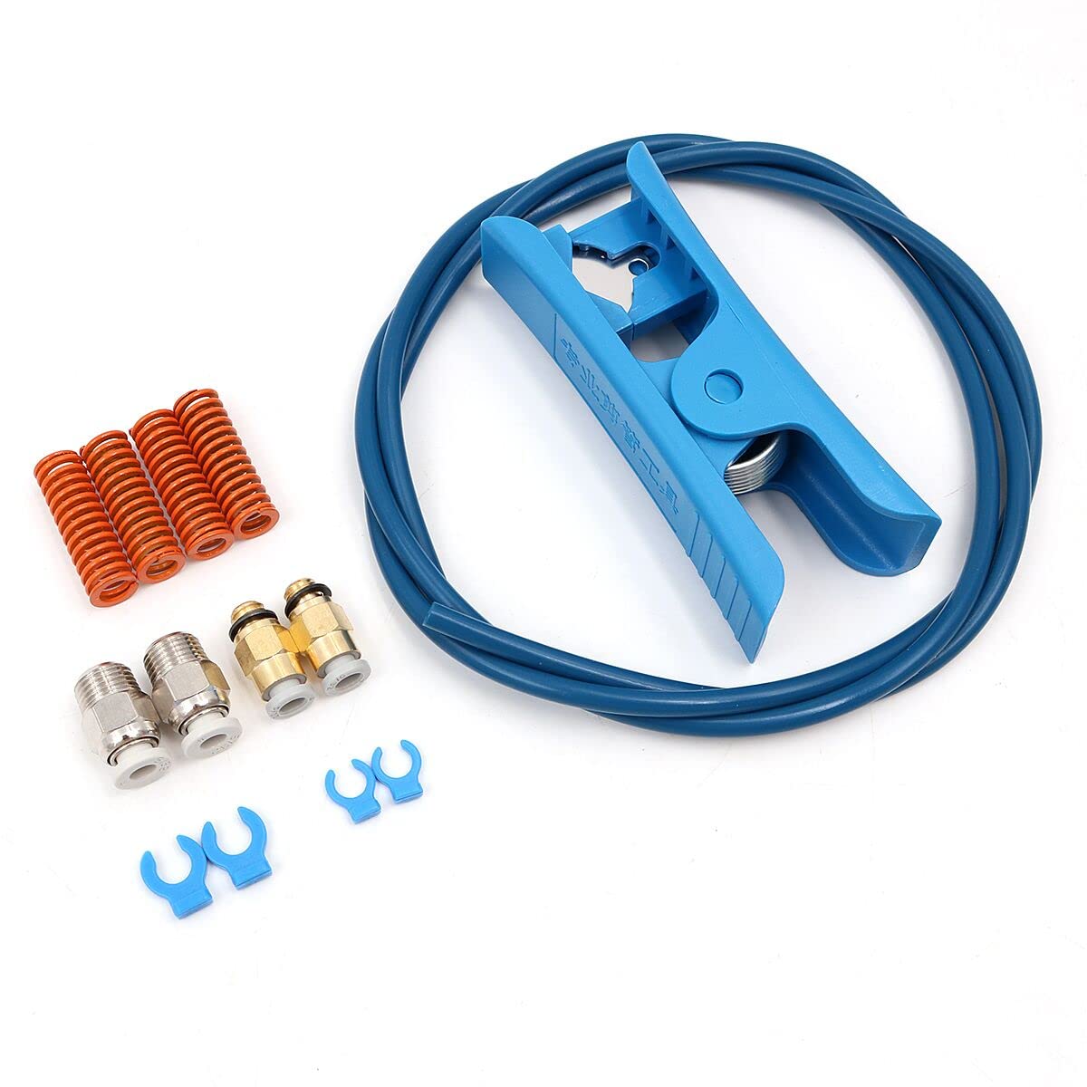 DollaTek PTEF Tube and Pneumatic Fittings Kit with PTEF Tube Tool for 3D Printer