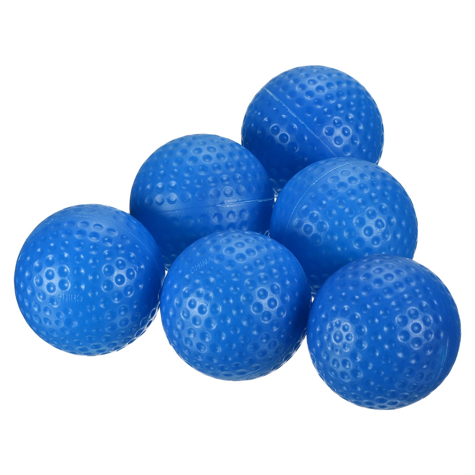 PATIKIL Golf Practice Ball, 16 Pack Plastic 41mm Hollow Flight Training for Indoor Swing Practice, Blue